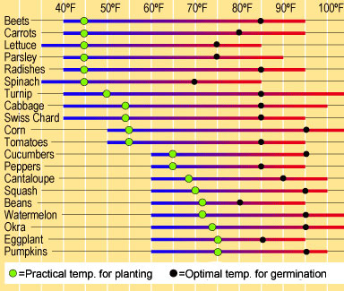 Seed Planting Temperatures