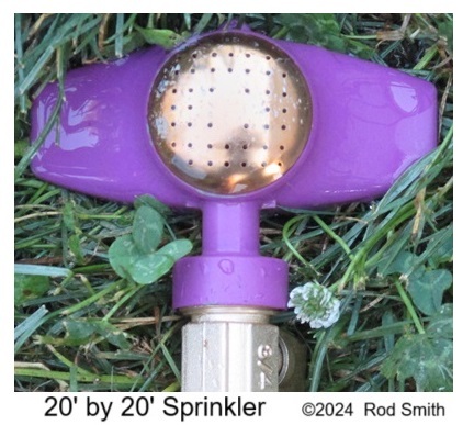 20' by 20' Sprinkler