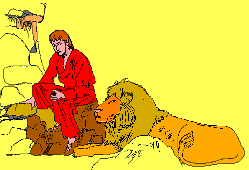 God Saved Daniel in the Lions' Den